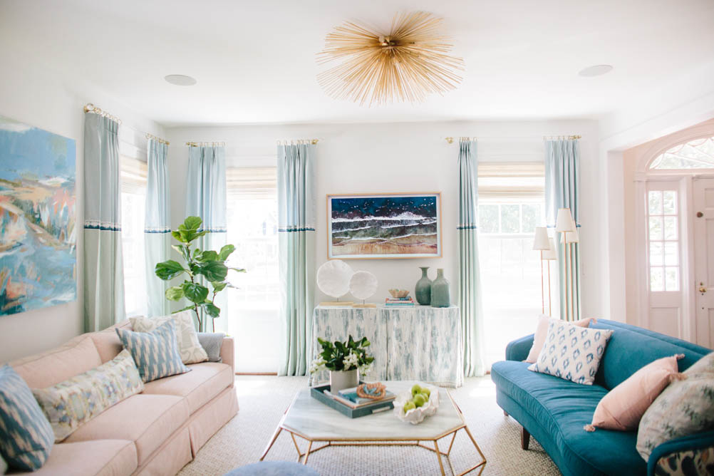 beach color schemes living room