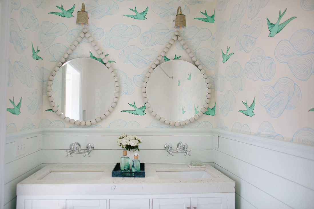 See Our Wallpaper Do The Work: Small Spaces by Wilmington Designers