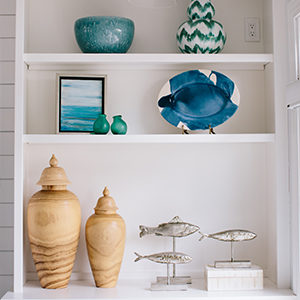 Coastal Bookshelf